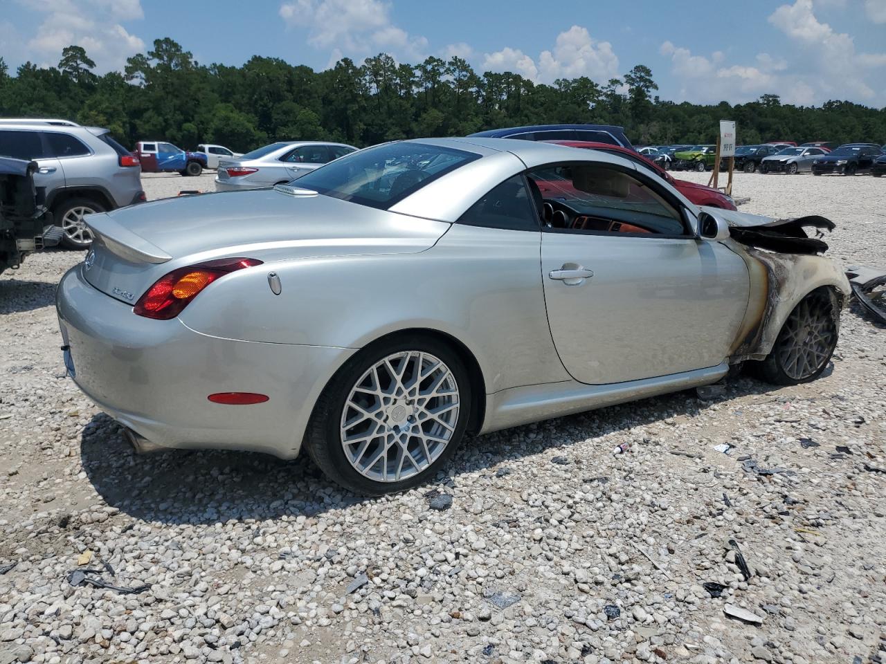 LEXUS SC 430 2002 silver  gas JTHFN48Y320007698 photo #4