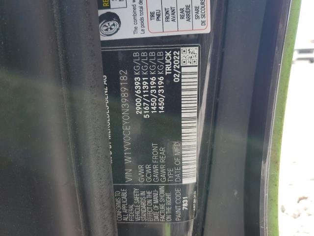 2022 MERCEDES-BENZ METRIS - W1YV0CEY0N3989182