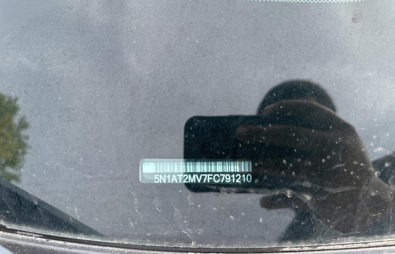 5N1AT2MV7FC791210 2015 Nissan Rogue S