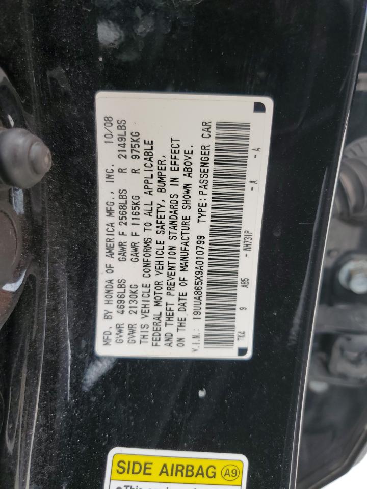 19UUA865X9A010799 2009 Acura Tl