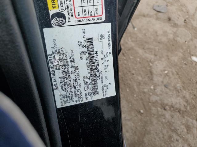 2011 Ford Fusion Sel VIN: 3FAHP0CG3BR219244 Lot: 59102524