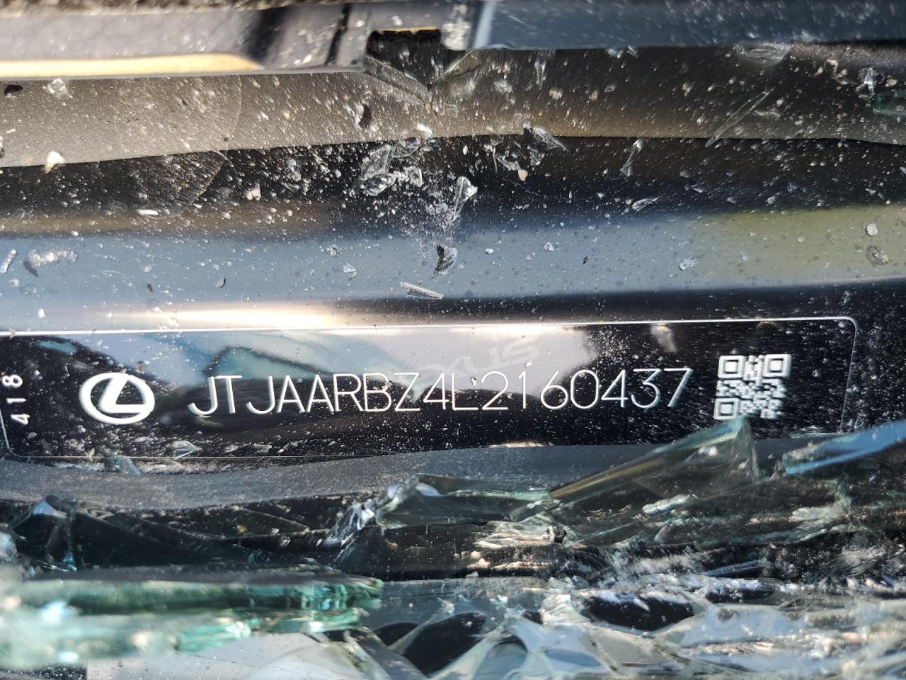 JTJAARBZ4L2160437 2020 Lexus Nx 300 Base