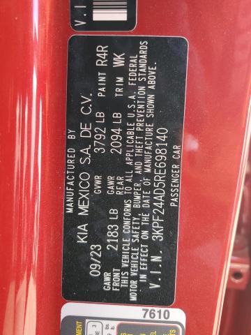 2024 KIA FORTE LX #3304630972