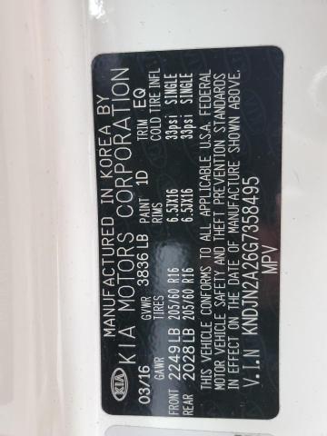 2016 KIA SOUL - KNDJN2A26G7358495