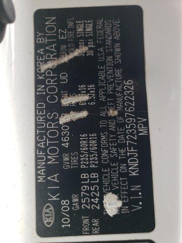 2009 Kia Sportage Lx VIN: KNDJF723597622326 Lot: 59716014