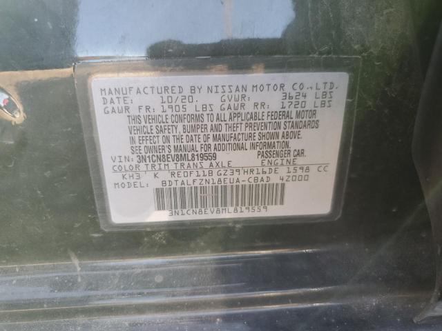 VIN 3N1CN8EV8ML819559 2021 Nissan Versa, SV no.12