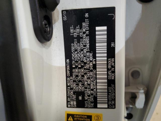 2010 Toyota Highlander Limited VIN: JTEDK3EH9A2159760 Lot: 60059944