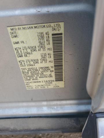 2017 Nissan Murano S VIN: 5N1AZ2MH8HN156996 Lot: 59511374