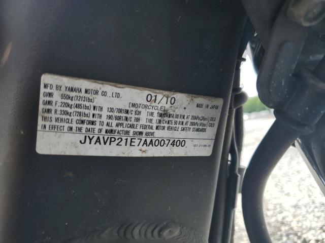 2010 YAMAHA XV1900 A JYAVP21E7AA007400