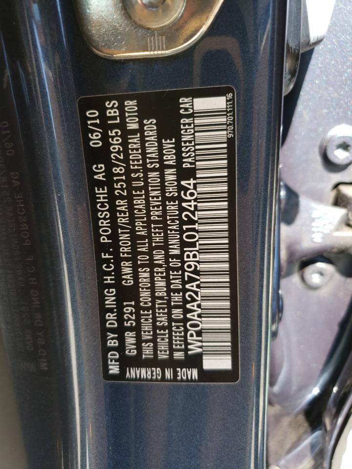 WP0AA2A79BL012464 2011 Porsche Panamera 2