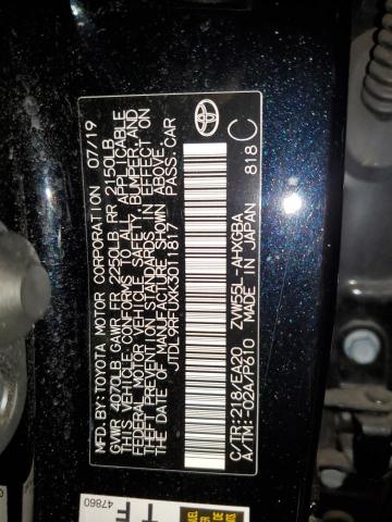 2019 Toyota Prius VIN: JTDL9RFUXK3011817 Lot: 54533454