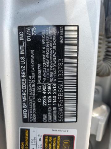 55SWF6EB8GU133783 2016 MERCEDES-BENZ C CLASS - Image 12