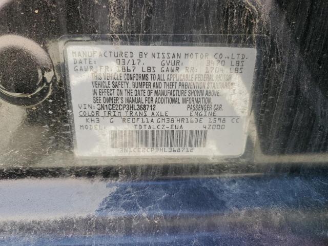 2017 Nissan Versa Note S VIN: 3N1CE2CP3HL368712 Lot: 60980664