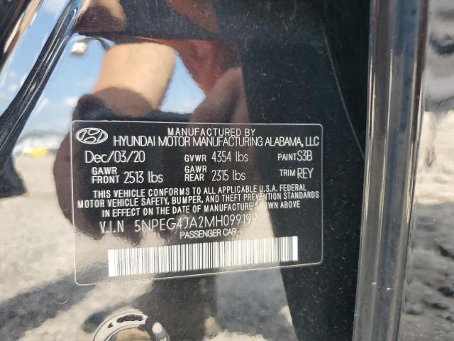 2021 Hyundai Sonata Se VIN: 5NPEG4JA2MH099199 Lot: 58723644