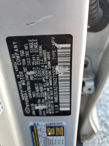 2017 Hyundai Tucson Limited VIN: KM8J3CA27HU273305 Lot: 60225954