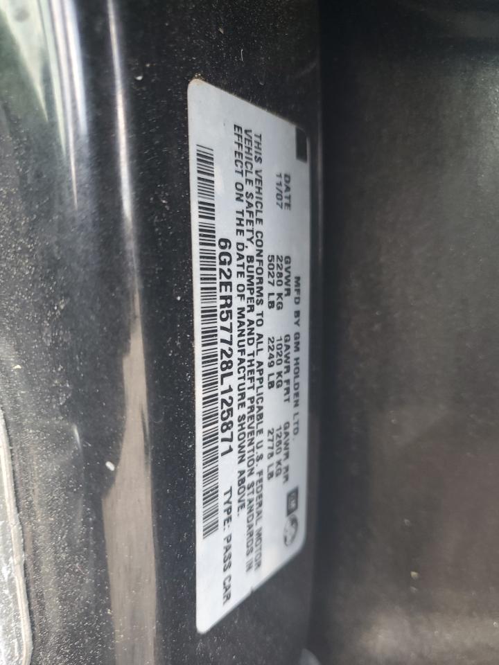 6G2ER57728L125871 2008 Pontiac G8