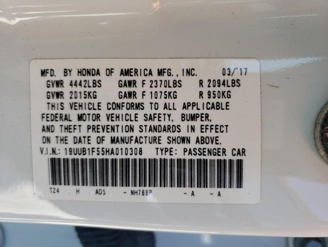 2017 Acura Tlx Tech VIN: 19UUB1F55HA010308 Lot: 58131064