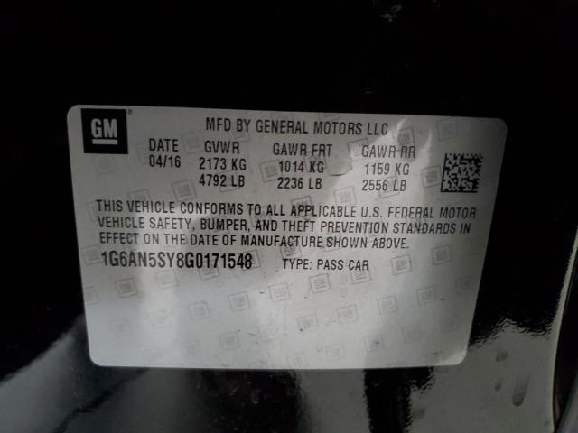 2016 Cadillac Ats-V VIN: 1G6AN5SY8G0171548 Lot: 60074814