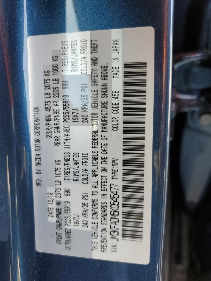 JM3KFADM6K0545477 2019 Mazda Cx-5 Grand Touring