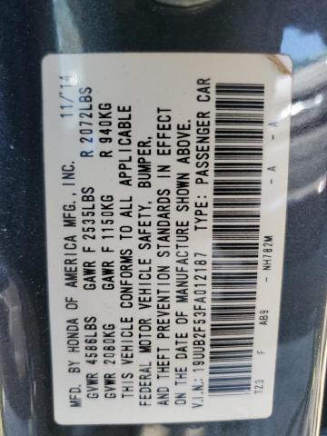 2015 Acura Tlx Tech VIN: 19UUB2F53FA012187 Lot: 58886724