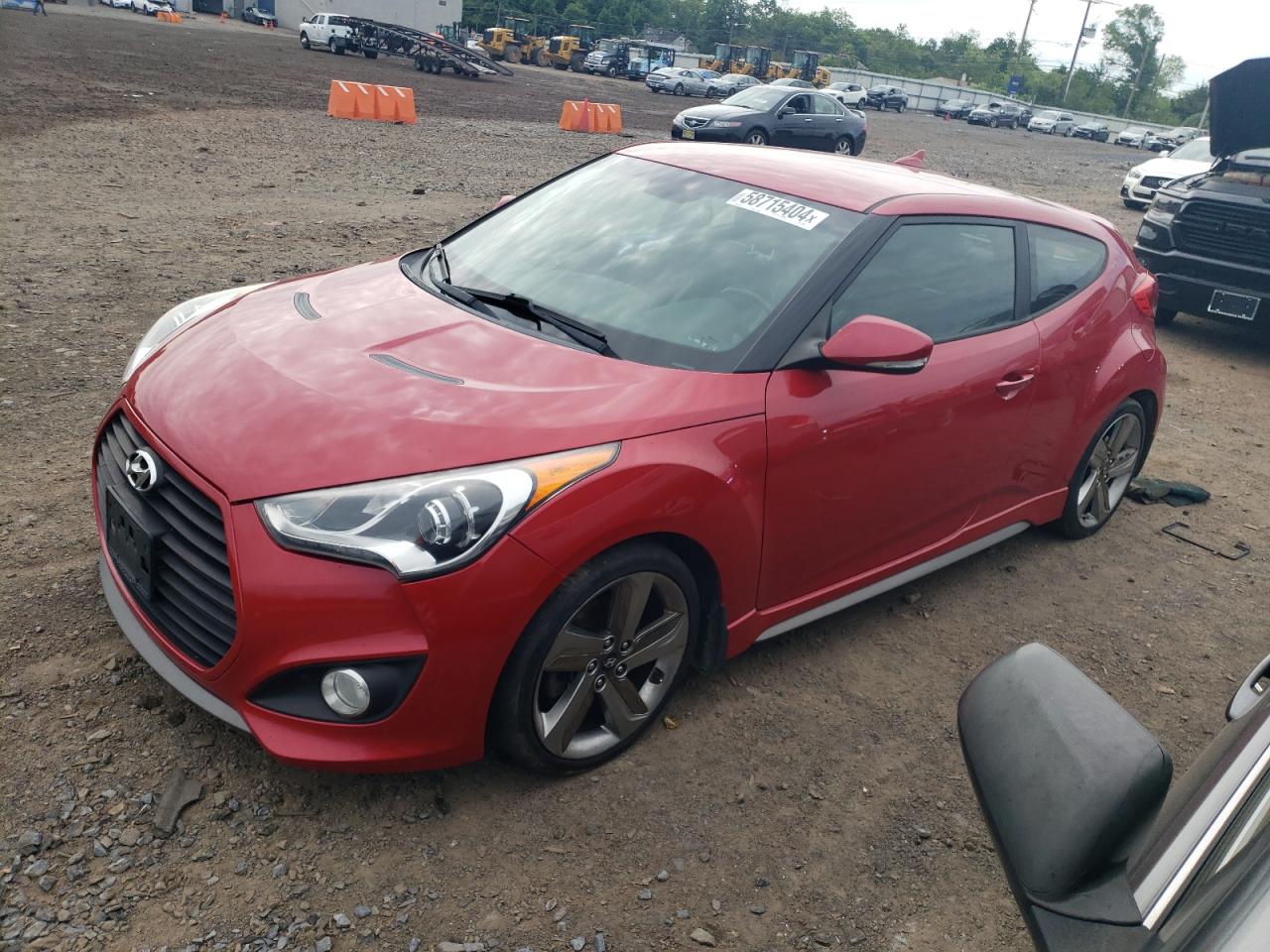 2013 Hyundai Veloster Turbo vin: KMHTC6AE1DU149058