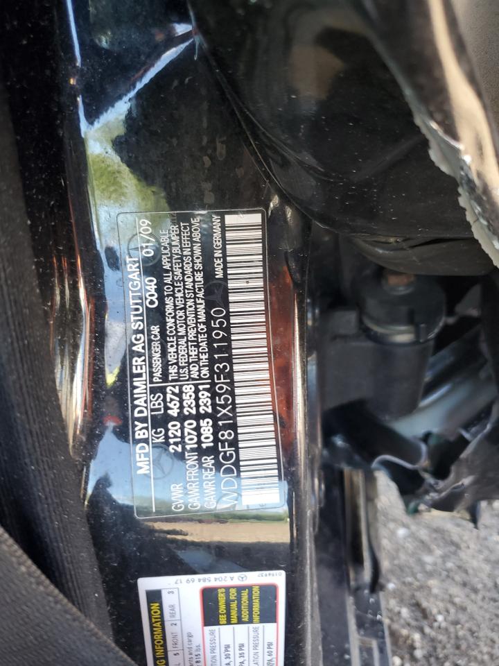 WDDGF81X59F311950 2009 Mercedes-Benz C 300 4Matic