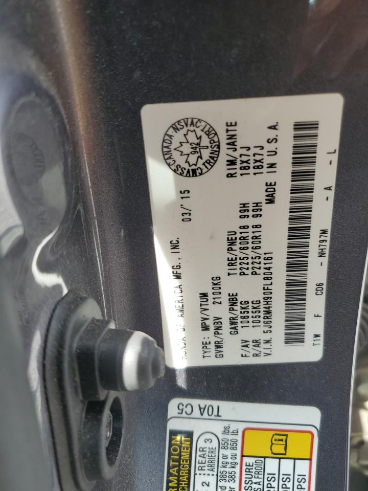 5J6RM4H90FL804161 2015 Honda Cr-V Touring