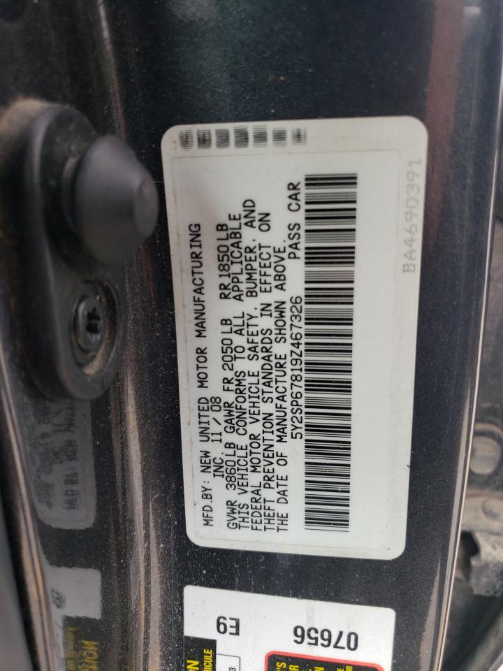 5Y2SP67819Z467326 2009 Pontiac Vibe