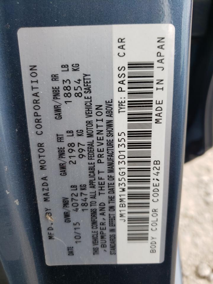 JM1BM1W35G1301355 2016 Mazda 3 Touring