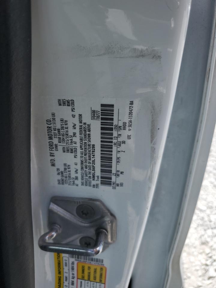 NM0LS6F20L1478286 2020 Ford Transit Connect Xlt