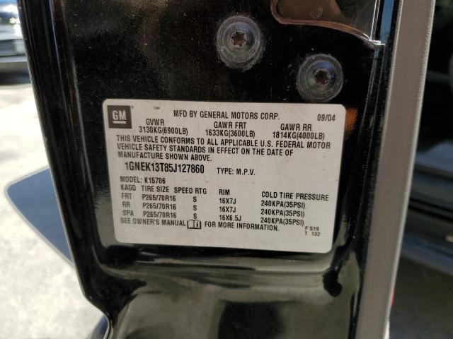 2005 Chevrolet Tahoe K1500 VIN: 1GNEK13T85J127860 Lot: 58258574