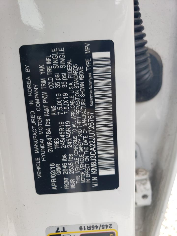 KM8J3CA22JU726767 2018 Hyundai Tucson Value