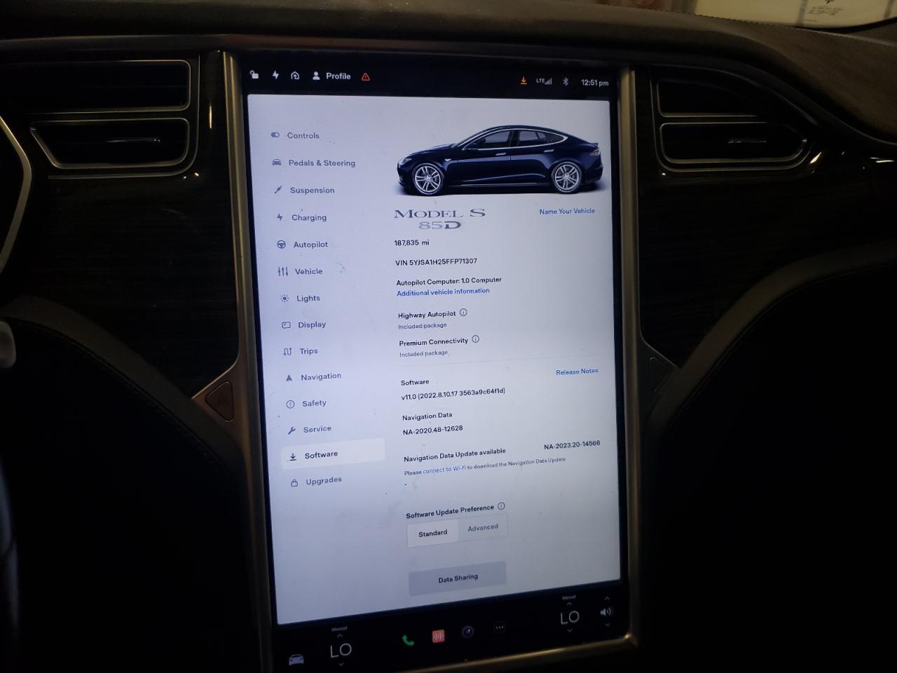 5YJSA1H25FFP71307 2015 Tesla Model S 85D