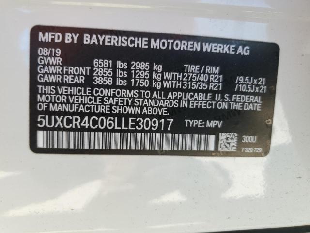 2020 BMW X5 Sdrive 40I VIN: 5UXCR4C06LLE30917 Lot: 60133744