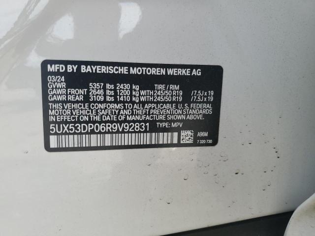2024 BMW X3 XDRIVE3 - 5UX53DP06R9V92831