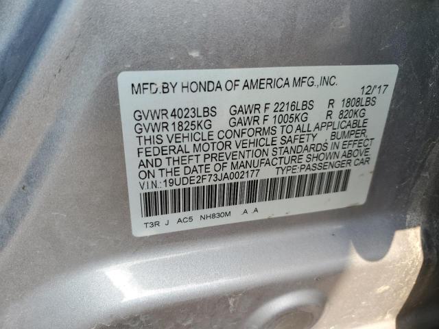 2018 ACURA ILX PREMIU - 19UDE2F73JA002177