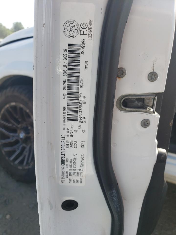 1C6RD7LT8CS216883 2012 Dodge Ram 1500 Slt