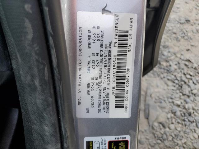 2010 Mazda 3 I VIN: JM1BL1SGXA1199540 Lot: 57072844