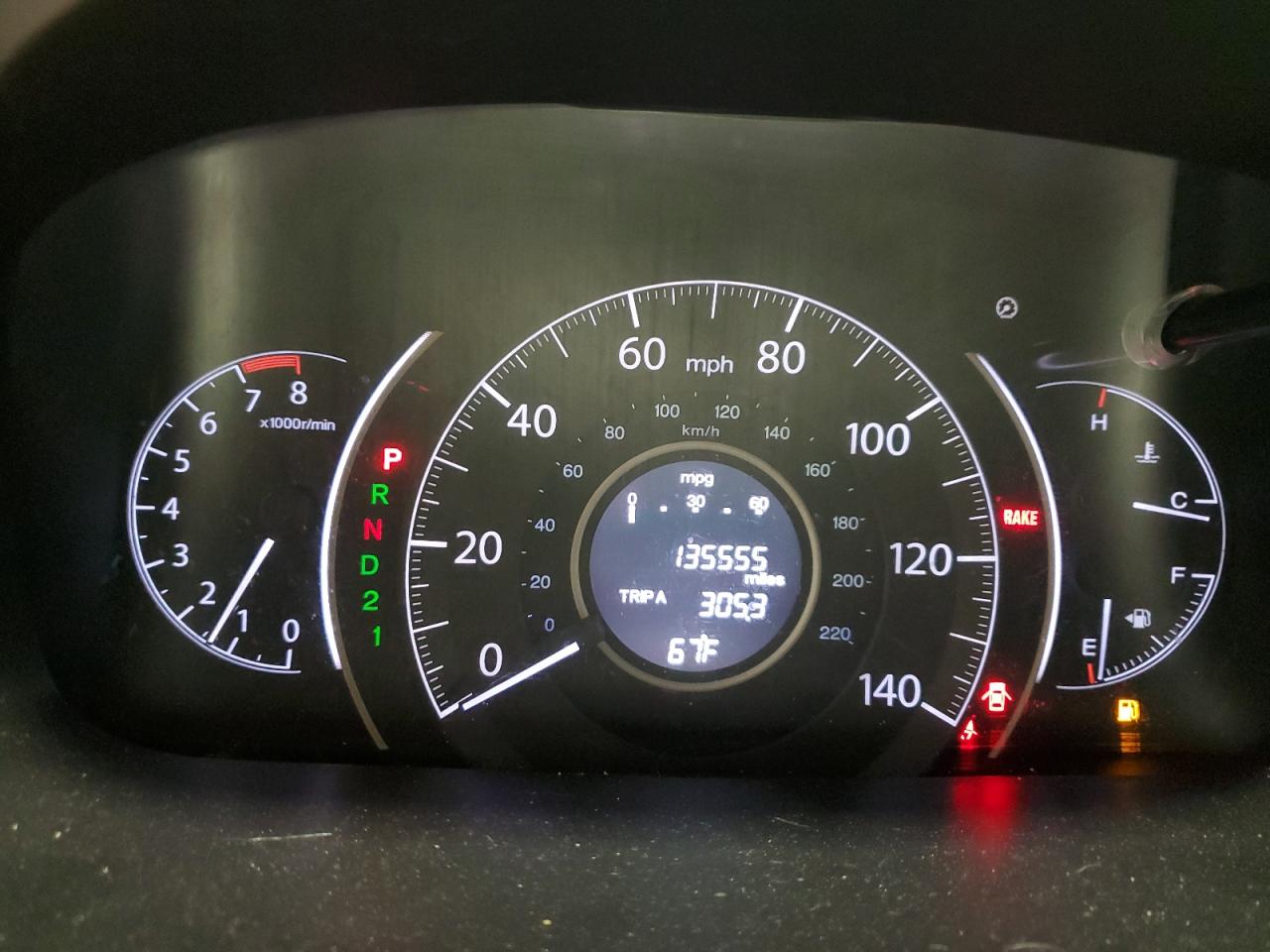 5J6RM4H72DL025100 2013 Honda Cr-V Exl