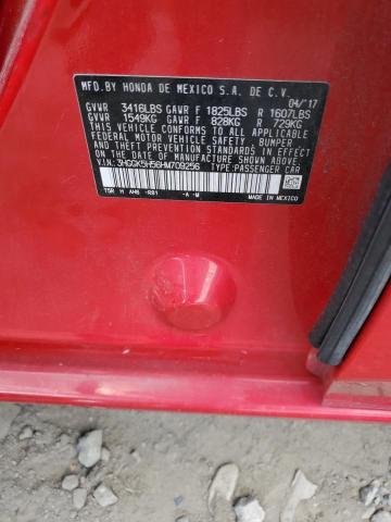 2017 Honda Fit Lx VIN: 3HGGK5H56HM709256 Lot: 58087054