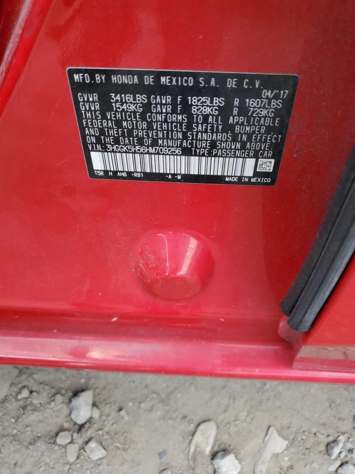 3HGGK5H56HM709256 2017 Honda Fit Lx