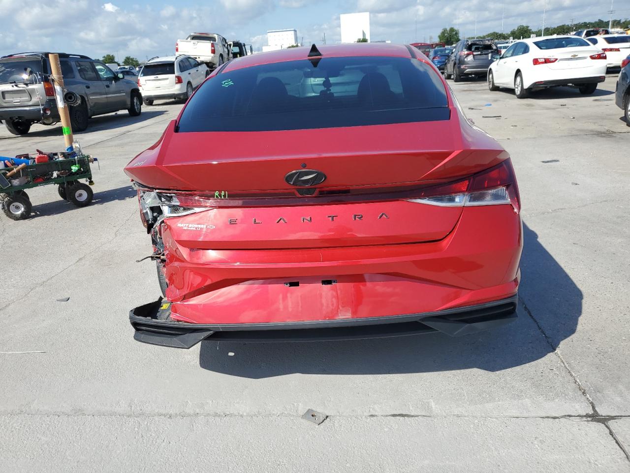 2021 Hyundai Elantra Sel vin: 5NPLS4AG9MH030486