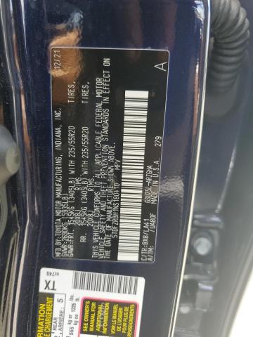 2022 Toyota Highlander Platinum VIN: 5TDFZRBH1NS180410 Lot: 58869924