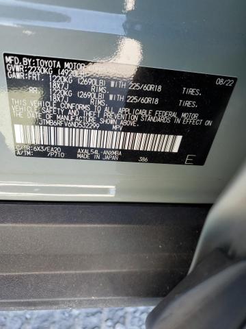 2022 Toyota Rav4 Xle Premium VIN: JTMB6RFV6ND532299 Lot: 58431944