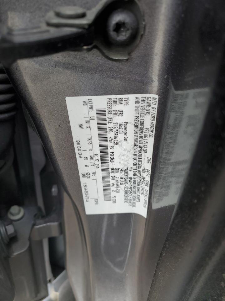 1FAHP3F25CL139137 2012 Ford Focus Se