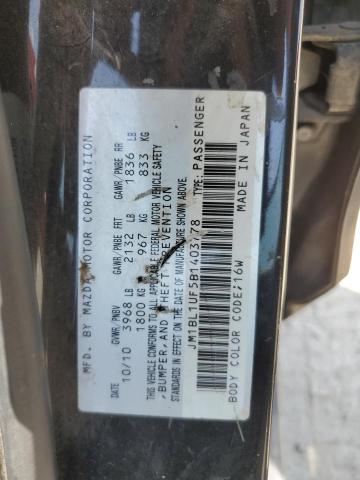 2011 Mazda 3 I VIN: JM1BL1UF5B1403778 Lot: 60276804