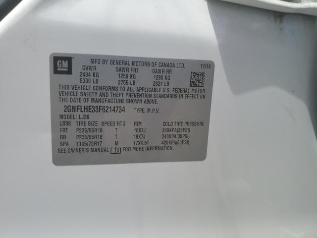 2GNFLHE33F6214734 2015 Chevrolet Equinox Ltz