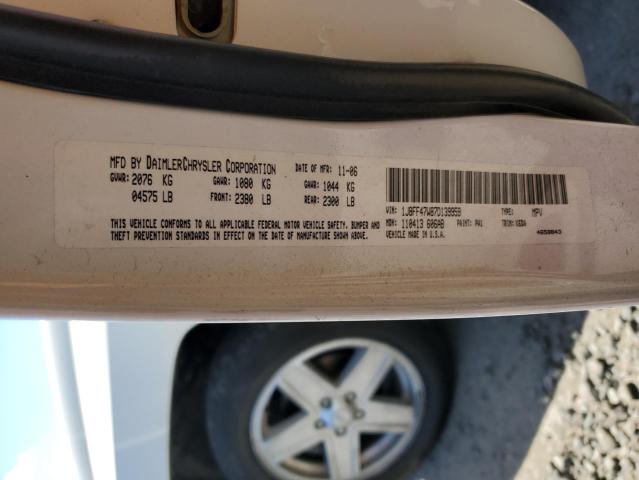 2007 Jeep Compass VIN: 1J8FF47W87D139959 Lot: 56412654
