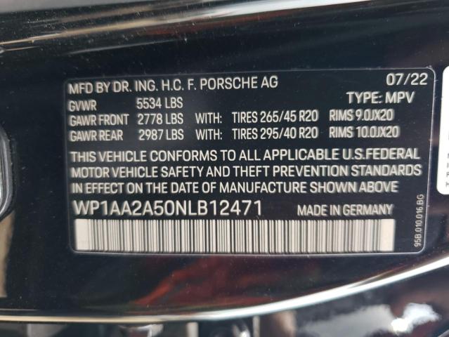 VIN WP1AA2A50NLB12471 2022 Porsche Macan no.13