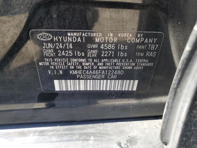 2015 Hyundai Sonata Hybrid VIN: KMHEC4A46FA122480 Lot: 60310224